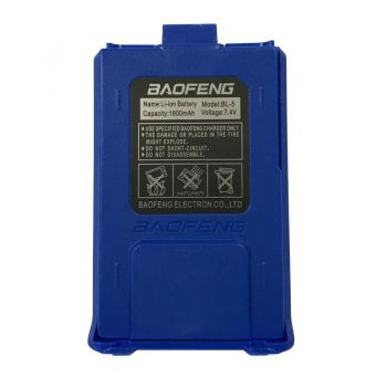 Аккумулятор к рации BAOFENG UV-5R Std Capacity 1800mAh BLUE (Гр7553) - Фото №1