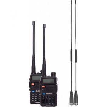 Комплект раций для города BAOFENG UV-5R Urban Black (Гр8914) - Фото №1