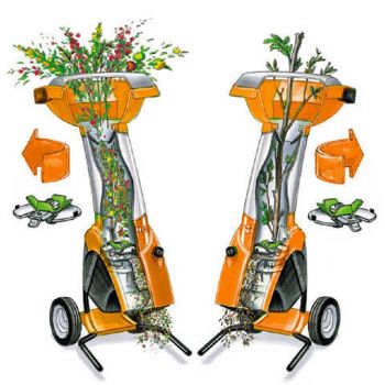 Садовый измельчитель электрический STIHL GHE 355 (60110111020) - Фото №4