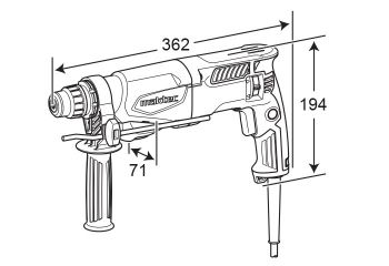 Перфоратор MAKTEC MT870 - Фото №2