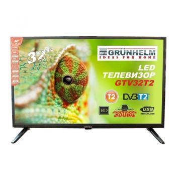 ТБ GRUNHELM GTV32HD01T2, Т2 HD (87902) - Фото №3