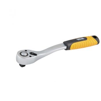 Трещотка Mastertool 1/4" 72Т гнутая (78-0101) - Фото №1