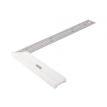 Угольник строительный Mastertool  300 мм AL-НЕРЖ (30-1300) - Фото №1