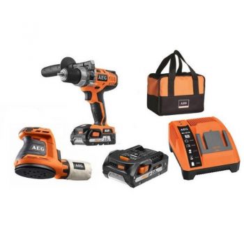 Набор аккумуляторного инструмента AEG JP18GLI-202B (4935451088) - Фото №1