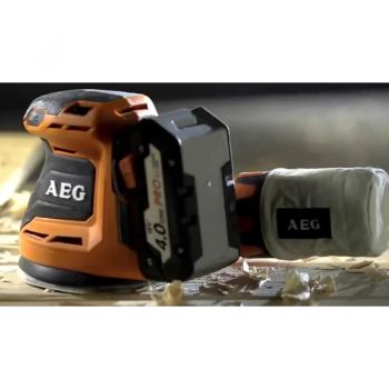 Аккумуляторная эксцентриковая шлифмашина AEG BEX 18-125-0 (каркас) (4935451086) - Фото №2