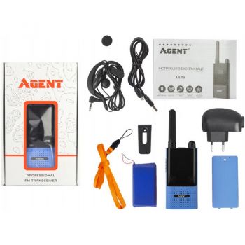 Рация AGENT AR-T9 BLUE - Фото №5