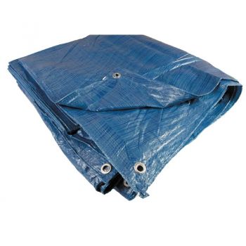 Тент синий Mastertool 5х8 м, синий, 65г/м2 (79-9508) - Фото №2