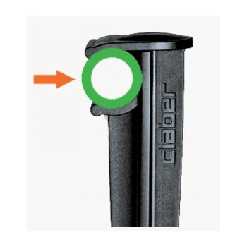 Пика для фиксации капельной трубки Claber 16 мм, 1/2", 8 шт. (82099) - Фото №3