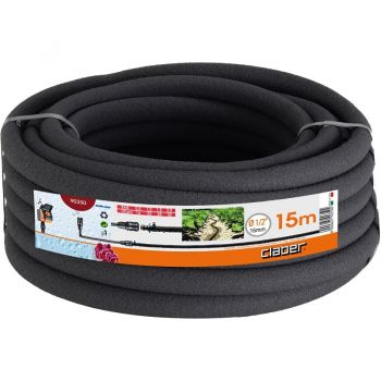Шланг сочащийся Claber для подземного и наружного монтажа 1/4" 15 м Черный (82052) - Фото №1