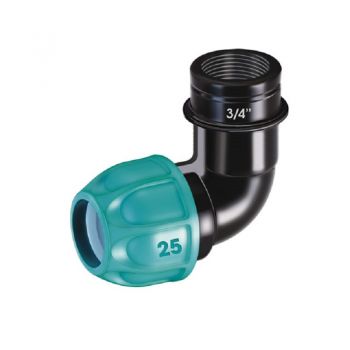 Отвод Claber 3/4" x 3/4" внутренняя резьба (82069) - Фото №1