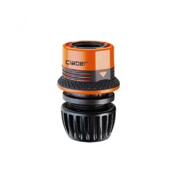 Коннектор для поливального шланга Claber Ergogrip 1/2"-5/8" аквастоп (81922) - Фото №1
