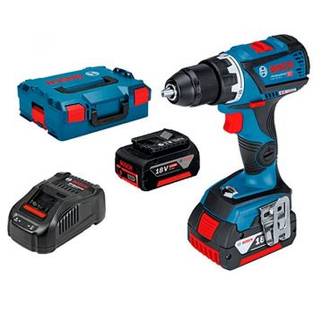Аккумуляторная дрель-шуруповерт Bosch GSR 18V-60 C, L-Boxx (06019G1100) - Фото №1