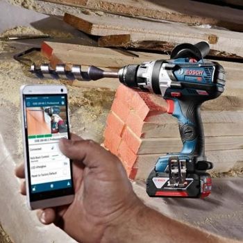 Аккумуляторная ударная дрель-шуруповерт Bosch GSB 18V-85 C каркас, L-Boxx (06019G0302) - Фото №2