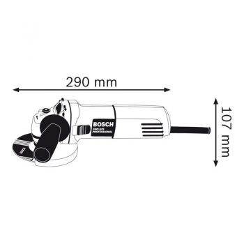 Угловая шлифмашина Bosch GWS 670 (0601375606) - Фото №2