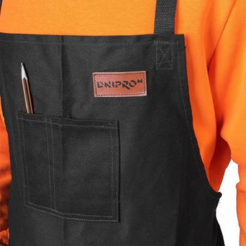 Фартук сварщика Dnipro-M черный (82715000) - Фото №2