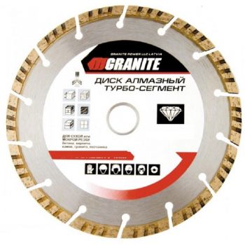 Диск алмазный Granite Segmented Turbo 180х2,6х22,2 мм (9-01-180) - Фото №1