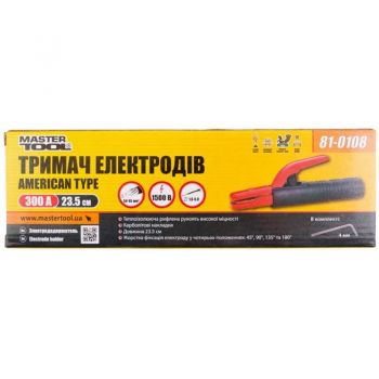 Держатель электродов Mastertool American type 300А (81-0108) - Фото №2