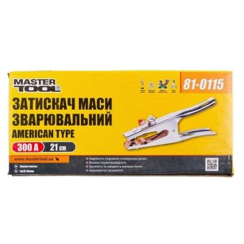 Зажим массы сварочный Mastertool American type 300А (81-0115) - Фото №2