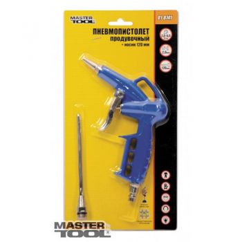 Пневмопистолет продувочный Mastertool 2 мм 2-6 бар с насадкой (81-8741) - Фото №3