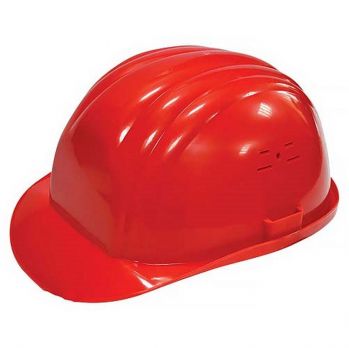 Каска контролирующих органов Mastertool красная (81-1003) - Фото №1