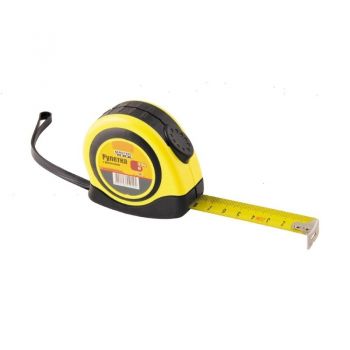 Рулетка с фиксатором Mastertool 5м х 19мм (65-5019) - Фото №1