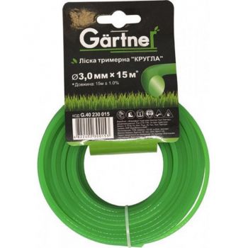 Леска для триммера Gartner 3 мм, 15 м круглое сечение (G.40230015) - Фото №1