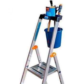 Односторонняя стремянка Krause Safety 3 ступени (126313) - Фото №2