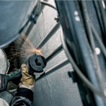 Аккумуляторная болгарка Metabo PowerMaxx CC 12 BL LiHD 2x4.0 Ач (600348800) - Фото №2