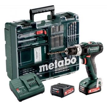 Аккумуляторная ударная дрель-шуруповерт Metabo POWERMAXX SB 12 SET (601076870) - Фото №1