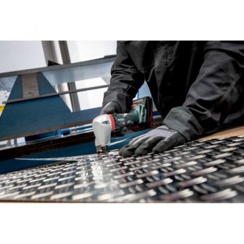 Аккумуляторные листовые ножницы по металлу Metabo SCV 18 LTX BL 1.6 каркас (601615850) - Фото №3