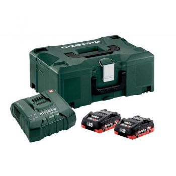 Базовый комплект Metabo LiHD 2x4.0 Ач + 1x ASC Ultra + MetaLoc (685130000) - Фото №1