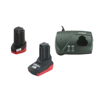 Базовый комплект Metabo 10.8 В, 2,0 Ач + 5,2 Ач (685067000) - Фото №1