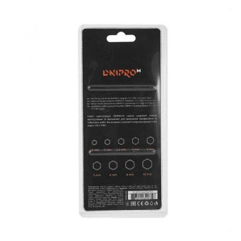 Набор ключей шестигранных Dnipro-M удлиненные 9 шт. (49998000) - Фото №6