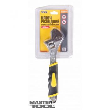 Ключ разводной Mastertool 250 мм, 0 - 38 мм, с двухкомпонентной ручкой (76-0423) - Фото №2