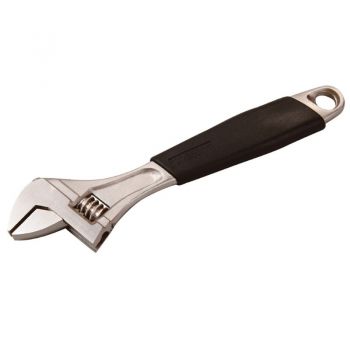 Ключ разводной Mastertool  250 мм, 0-30 мм с обрезиненной ручкой (76-0123) - Фото №1
