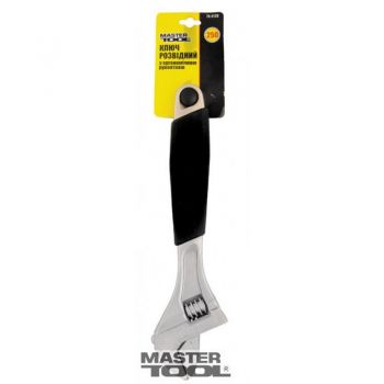 Ключ разводной Mastertool  250 мм, 0-30 мм с обрезиненной ручкой (76-0123) - Фото №2