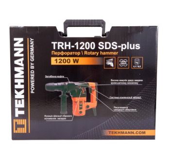Перфоратор Tekhmann TRH-1200 SDS-plus бочковий (848644) - Фото №5
