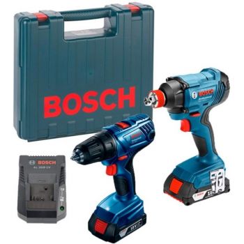 Набор электроинструмента Bosch GDX 180-LI Plus GSR 180-LI Professional (06019G5222) - Фото №1