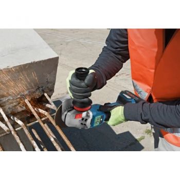 Угловая шлифмашина аккумуляторная Bosch GWS 18V-15 SC Professional, 2 акб 18V 8 Ah (06019H6101) - Фото №5