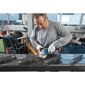 Угловая шлифмашина аккумуляторная Bosch GWS 18V-15 SC Professional, 2 акб 18V 8 Ah (06019H6101) - Фото №6