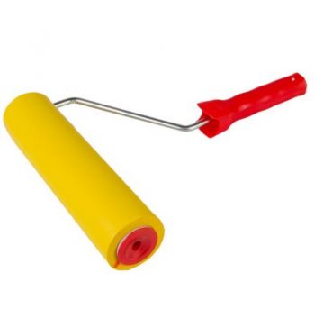 Валик прижимной обойный MasterTool 58/250 мм d 6 мм с ручкой (92-6425) - Фото №1