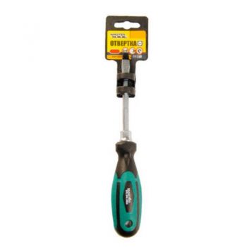 Отвёртка плоская усиленная MasterTool SL8х150 (45-8815) - Фото №2