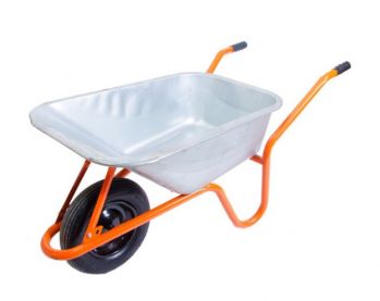 Тачка садово-строительная MasterTool 100 л/160 кг одноколесная (79-9851) - Фото №1