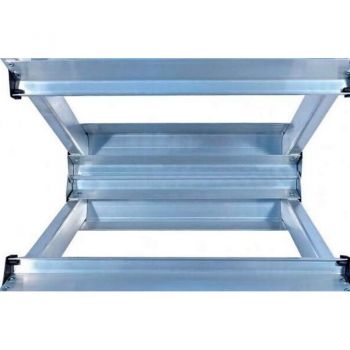 Двостороння алюмінієва драбинка VIRASTAR Step Stool 2x7 ступенів (DR125ALDD7) - Фото №4