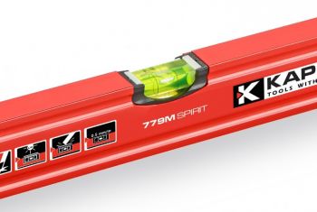 Уровень строительный Kapro Spirit с магнитом 2 глазка 150см (779-40-150M) - Фото №2