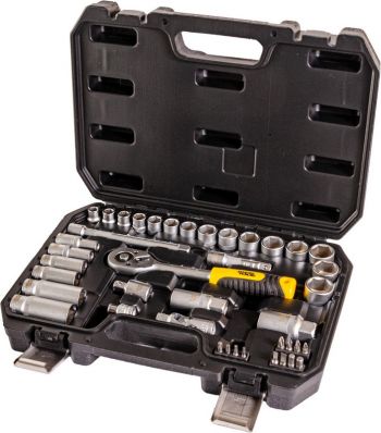 Набор ключей и насадок торцевых Mastertool CRV 3/8", 39 шт. (78-3039) - Фото №1
