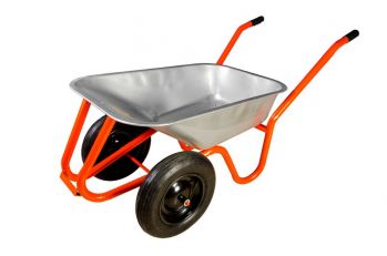 Тачка садово-строительная Mastertool 85 л, 250 кг, двухколесная (79-9846) - Фото №1