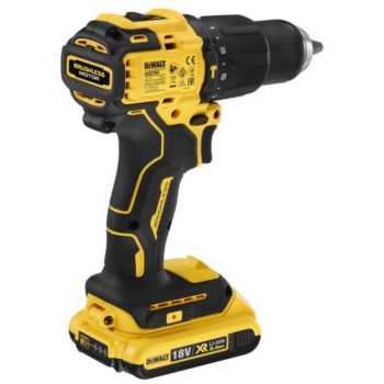 Дриль-шуруповерт акумуляторна безщіткова ударна DeWALT XR Li-Ion 18 В, 2 Ач (DCD709D2T) - Фото №2