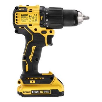 Дриль-шуруповерт акумуляторна безщіткова ударна DeWALT XR Li-Ion 18 В, 2 Ач (DCD709D2T) - Фото №5