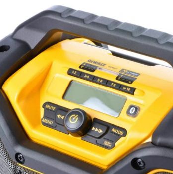 Зарядное устройство-радиоприемник DAB+FM DeWALT FlexVolt, колонки 20 Вт (DCR027) - Фото №2